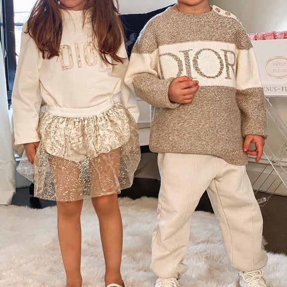 GORGEOUS CHRISTIAN DIOR Logo Cashmere Sweater - Picture 2 of 11